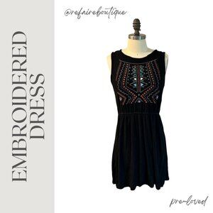Charming Charlie Embroidered Dress